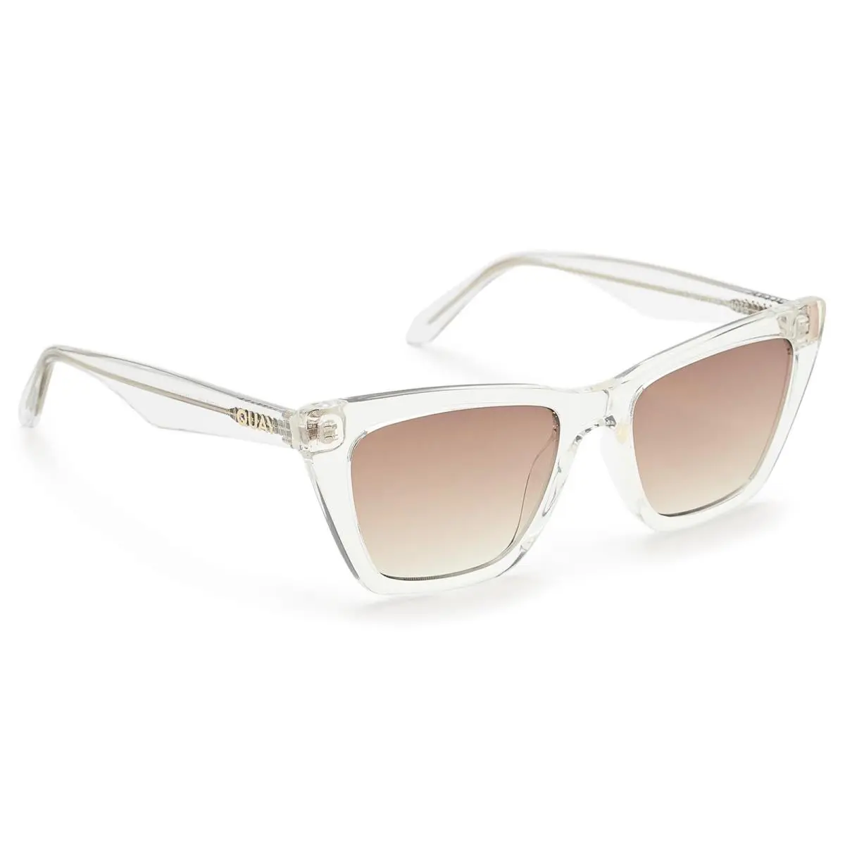 Quay - Womens Sunglasses Cat Eye Lenses with UV Protection The Shots Clear