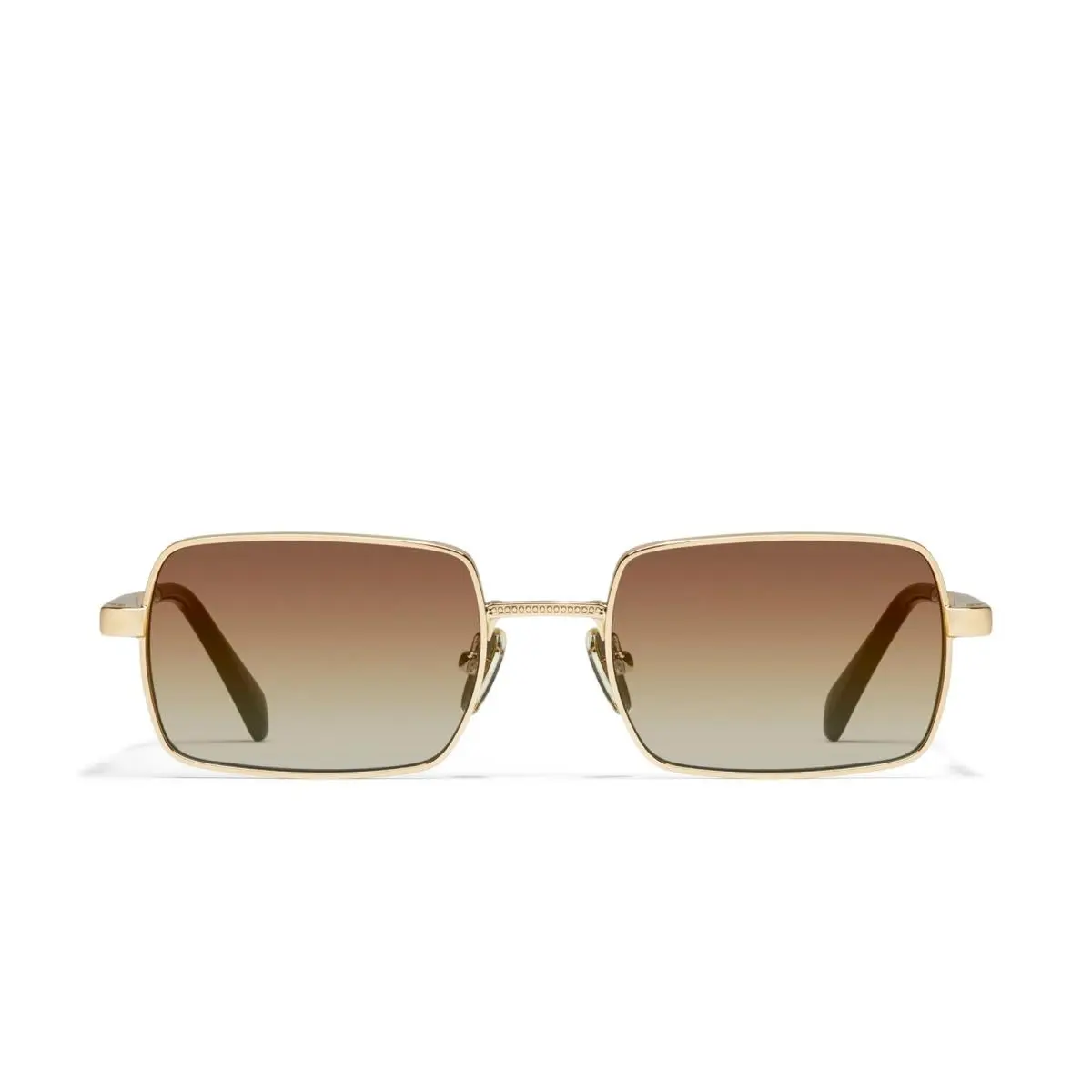 Quay - Sunglasses For Men Women Square Lenses with UV Protection Dnd Gold
