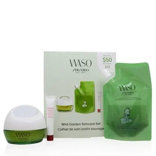 CS Shiseido/waso Ginza Tokyo Wild Garden Skincare 3 Pc. Set