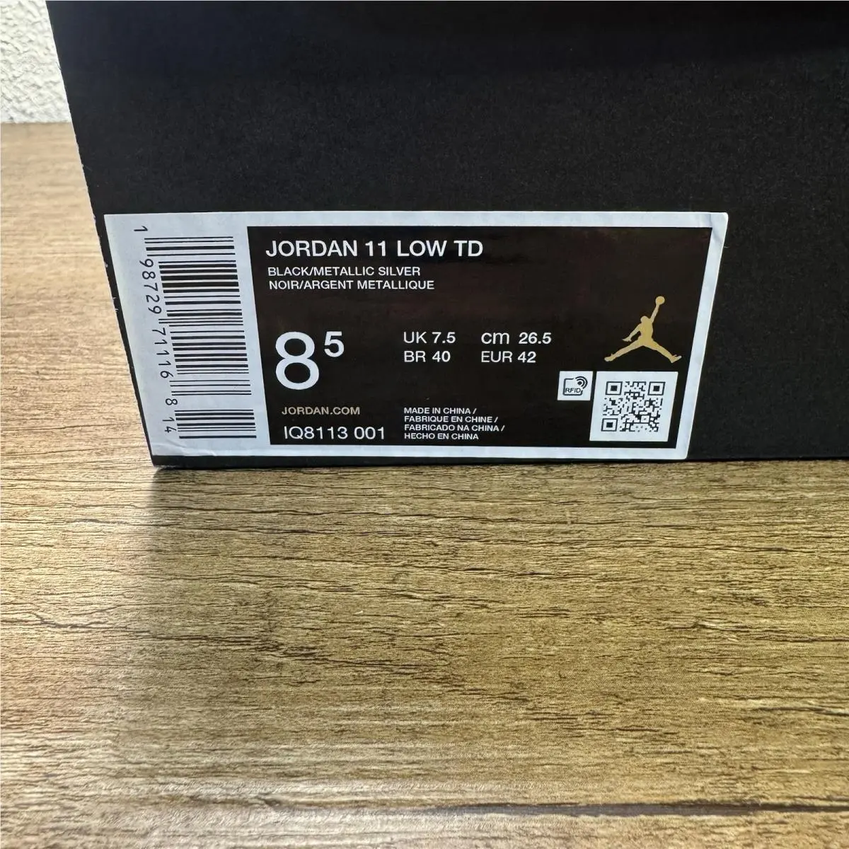 Nike shoes - Air Jordan 11 - Air - IQ8113-001 - Black 0