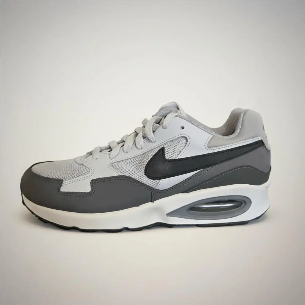 Nike Air Max ST Platinum/gray/black Men`s Running Athletic Shoes Size 8.5