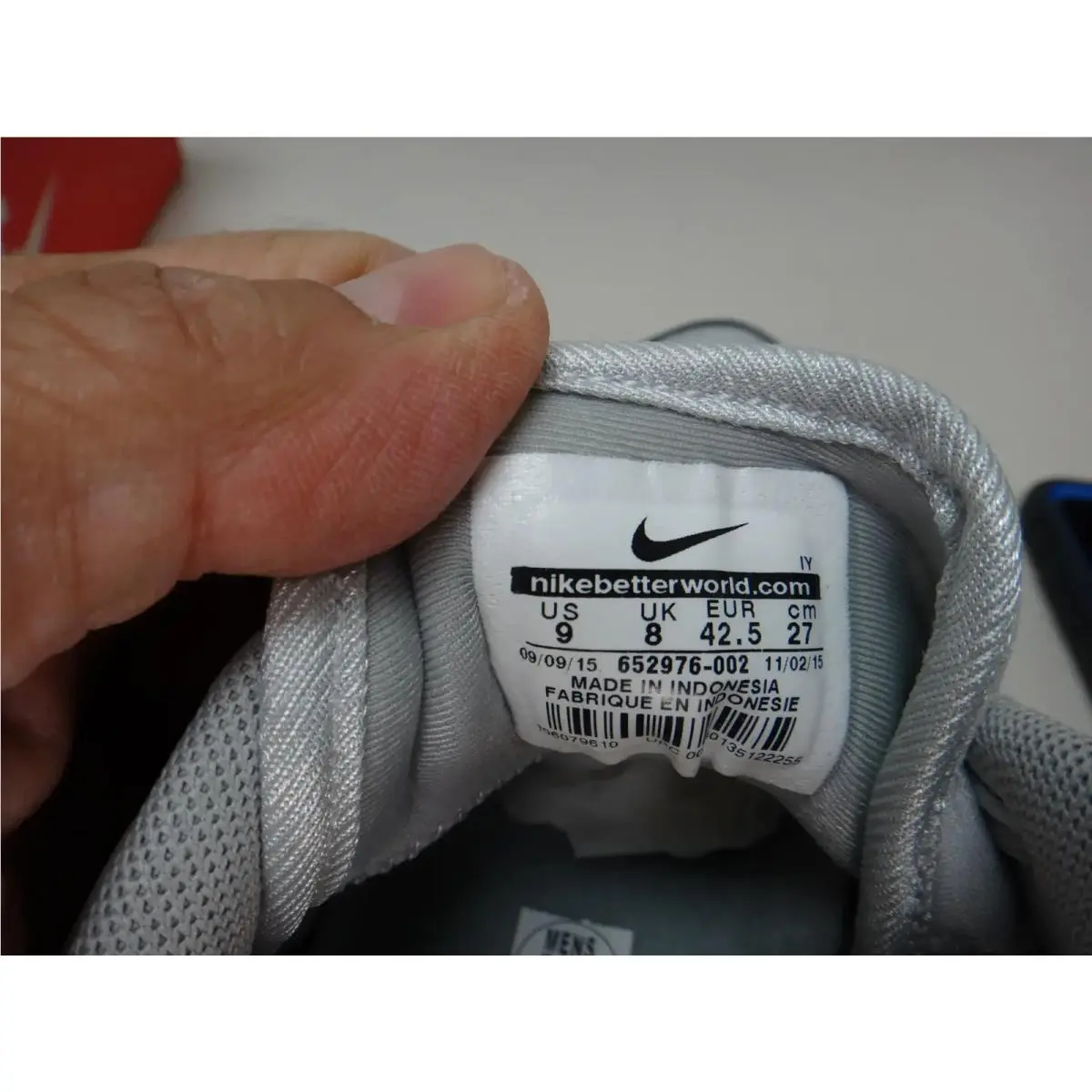 Nike shoes - Air Max ST - Air Max - 652976-002 - Pure Platinum Black Cool Grey 8