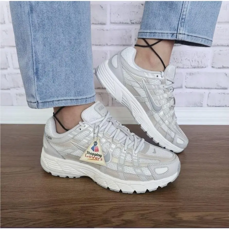 ⭐nike P-6000 SE Summit Size 9.5 Women`s Shoes Sneakers White Grey IF1756-100⭐