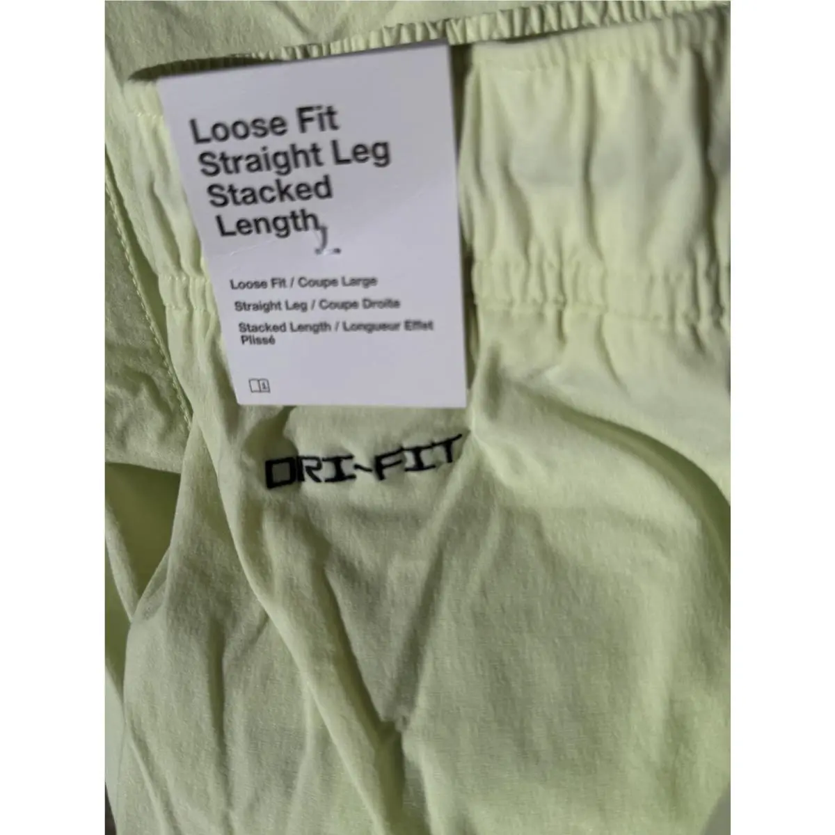 Nike clothing - Nike Tech Men`s Dri-FIT Woven Pants - IU6966-360 - Liquid Lime 4