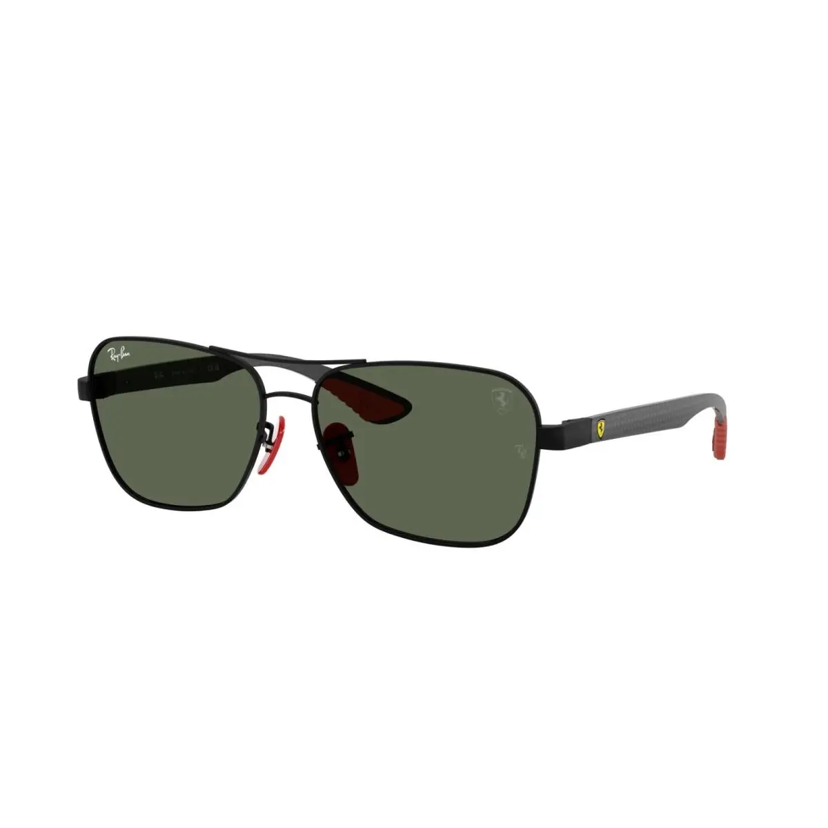 Ray Ban Ferrari Sunglasses RB8336M F002/71 Matte Black/dark Green Lens