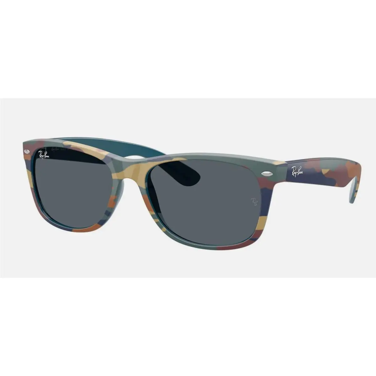 Ray-ban Wayfarer Sunglasses RB 2132 6824/R5 55-18 145 Blue Camo Frames