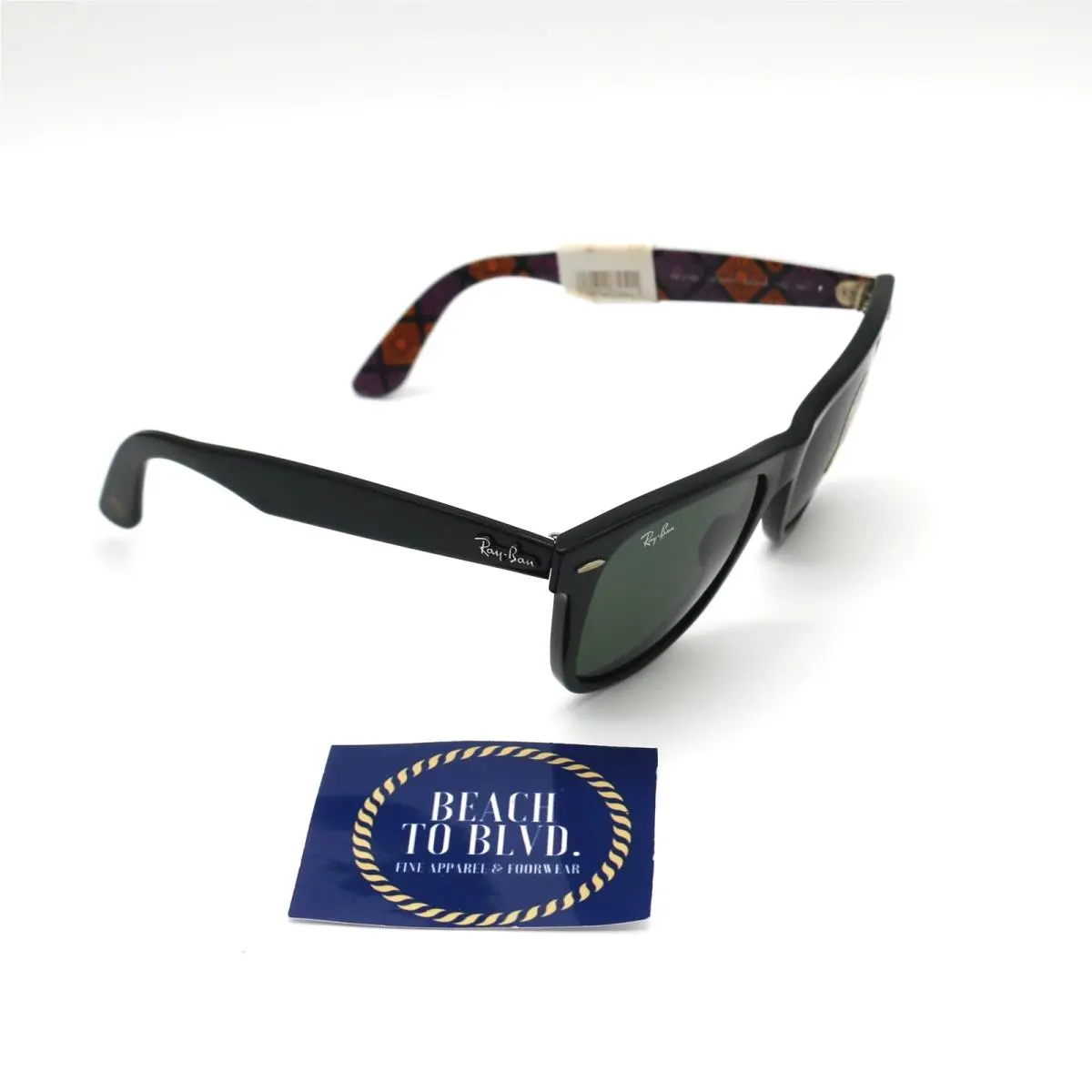 Ray-ban RB2140 Wayfarer- Grey Havana/polar Clear