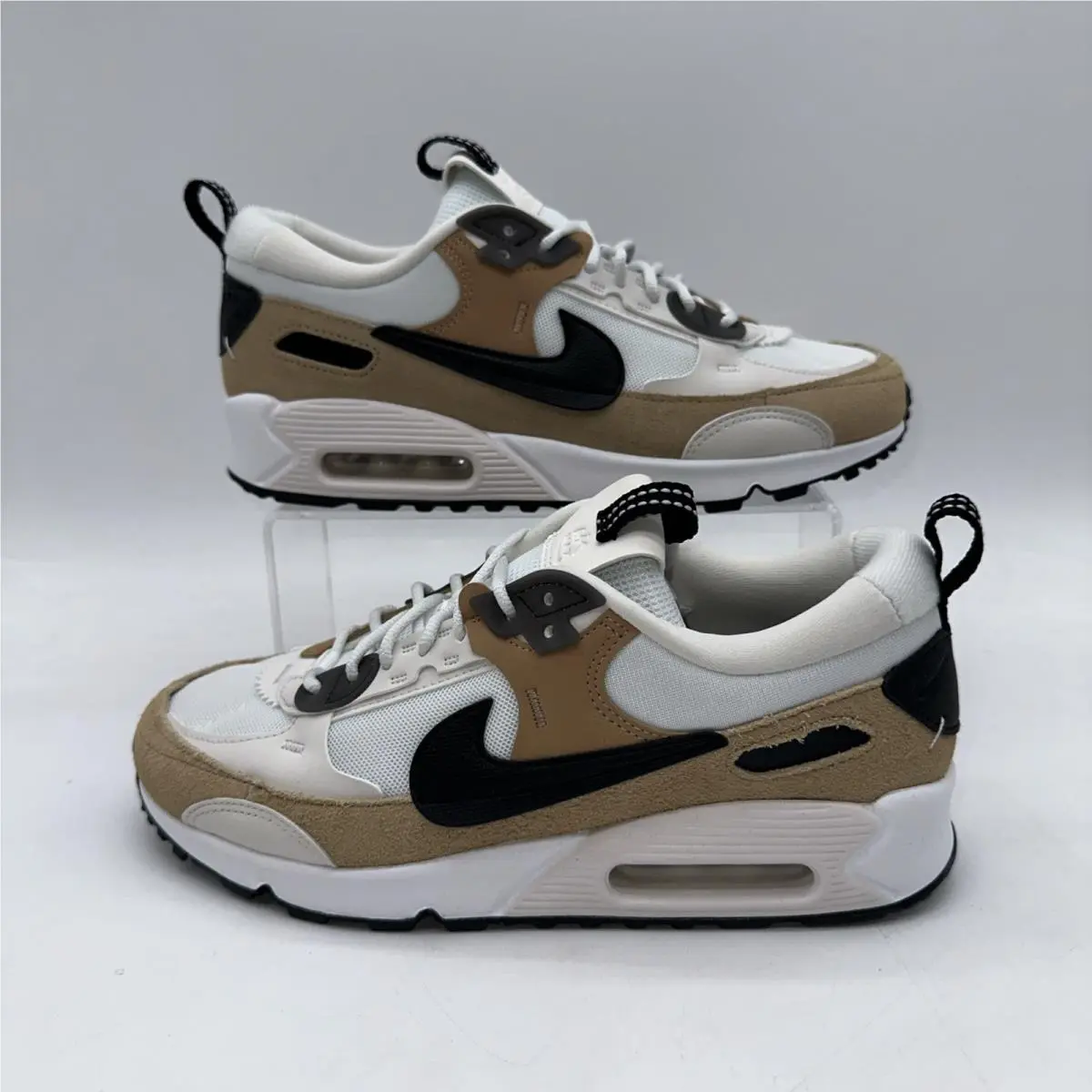 Nike Women`s Size 6.5 Air Max 90 Futura DM9922 002 Black/brown Running Sneaker