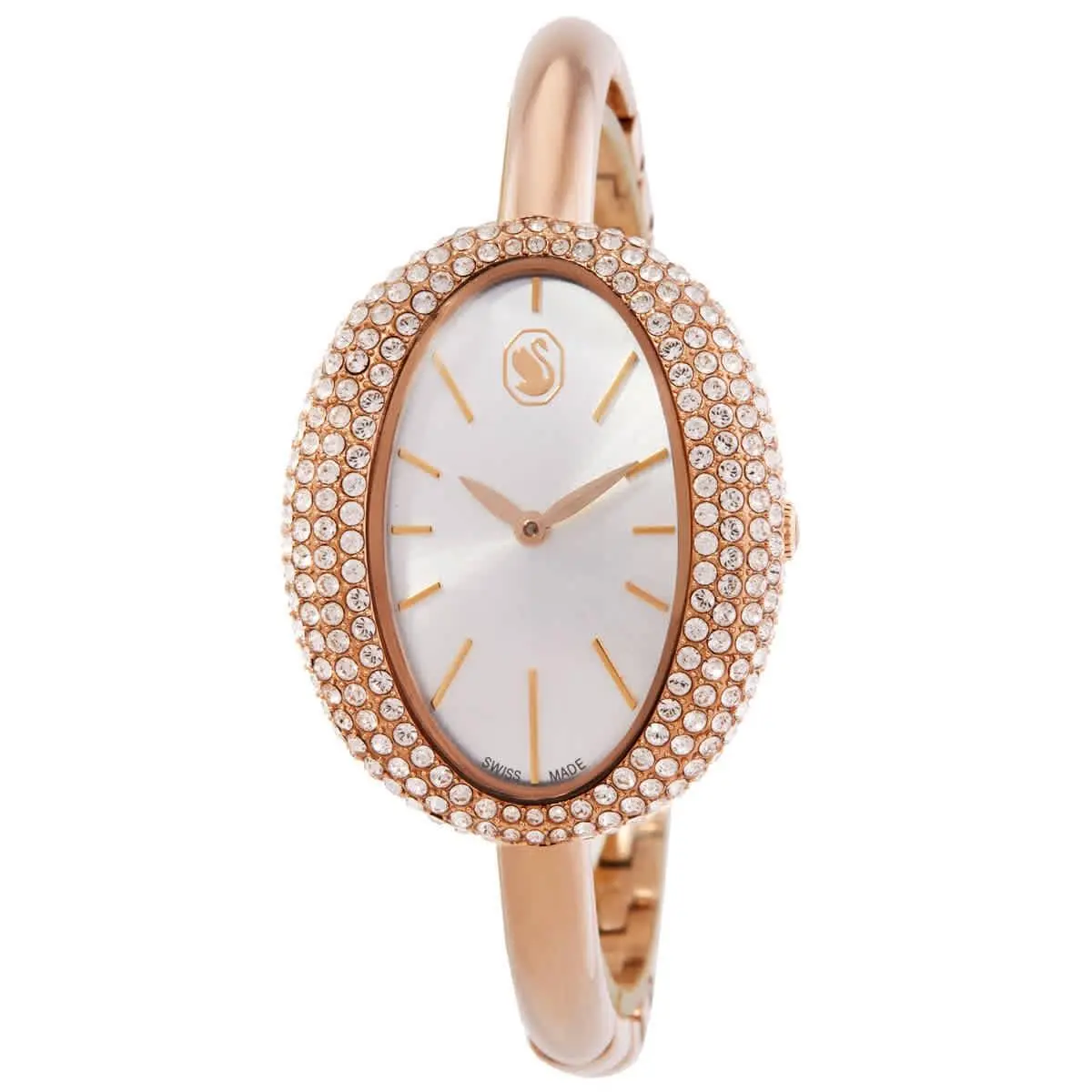 Imber Quartz Crystal Silver Dial Ladies Watch 5716108 by Swarovski