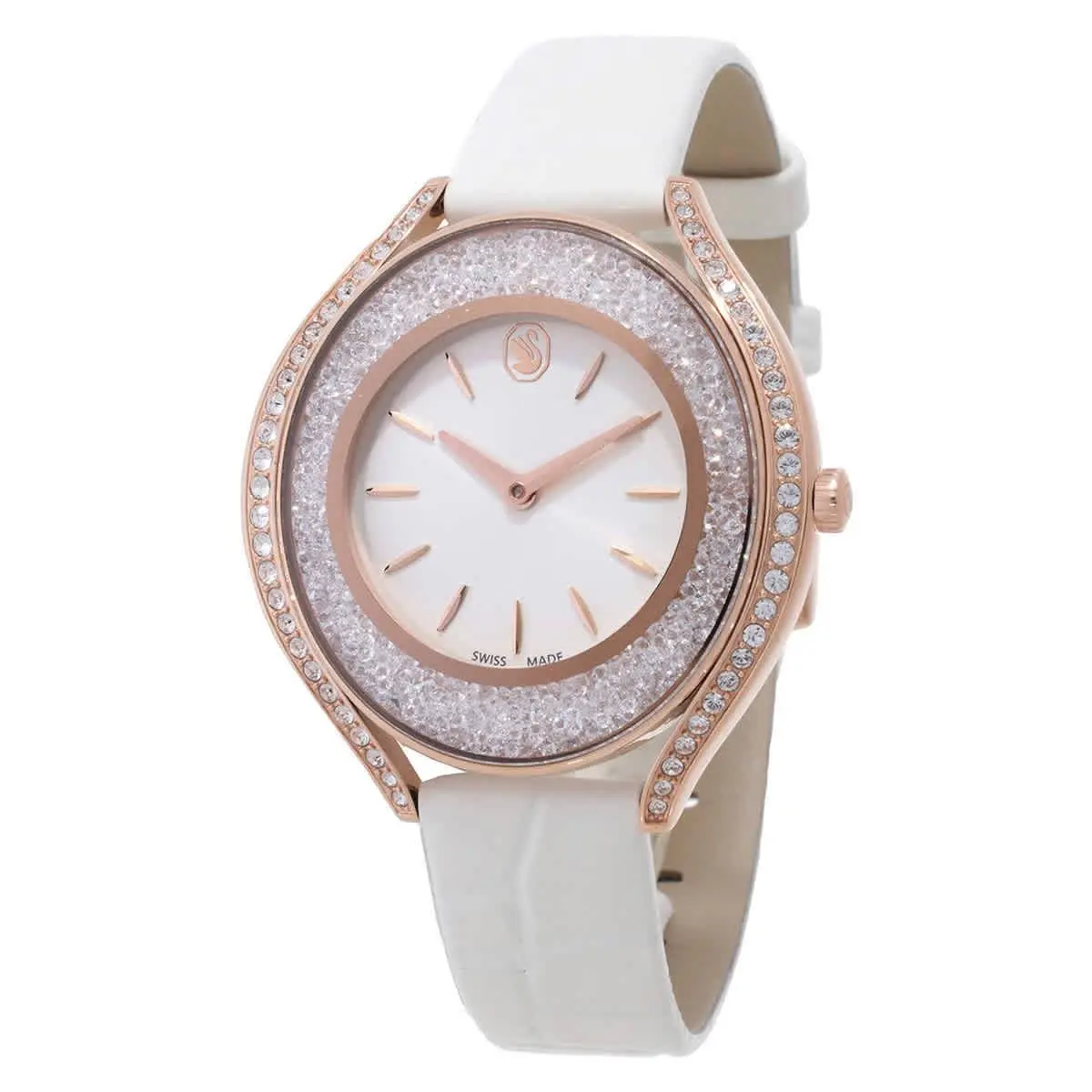 Crystalline Quartz Silver Dial Ladies Watch 5730146 by Swarovski