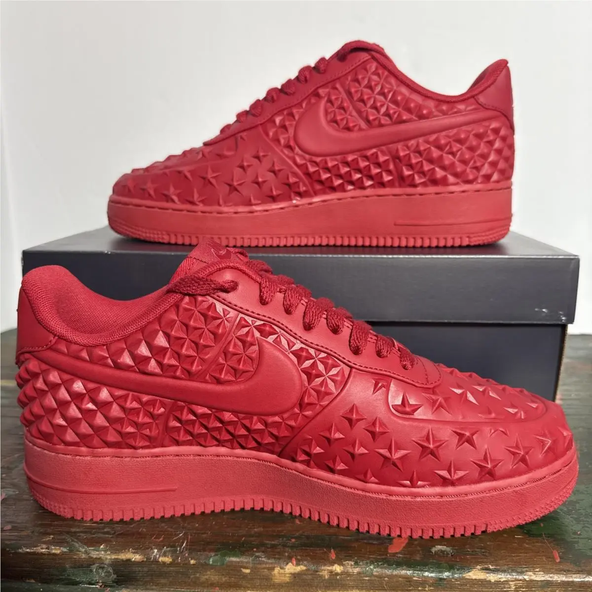 Nike shoes - Nike Air Force 1 Low - Air Force - Red (UPC: 0885179447272) 0