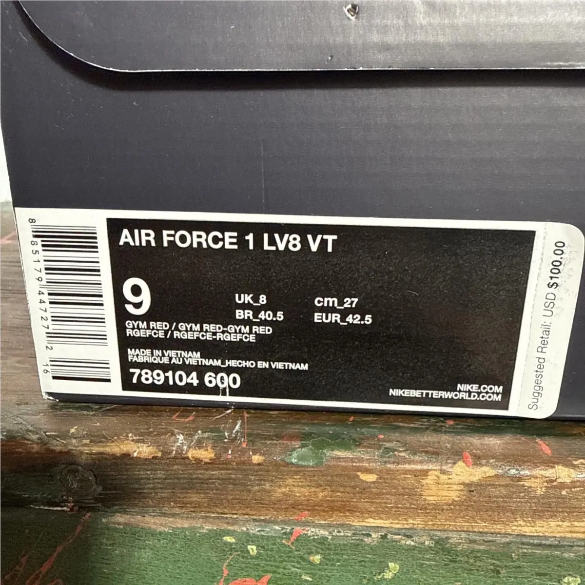 Nike shoes - Nike Air Force 1 Low - Air Force - Red (UPC: 0885179447272) 6
