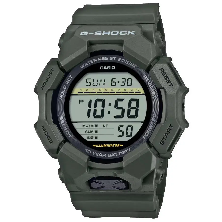 G-shock Digital Green Resin Watch GD-010-3 by Casio