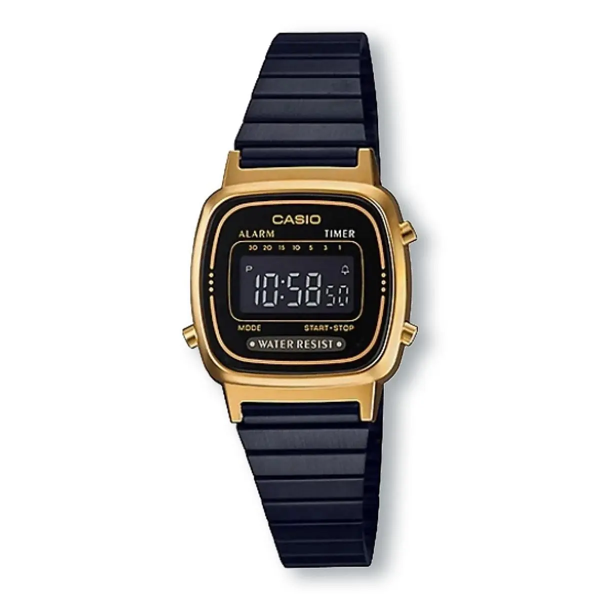 Vintage LA670WEGB-1B Classic Style Digital Quartz Watch by Casio