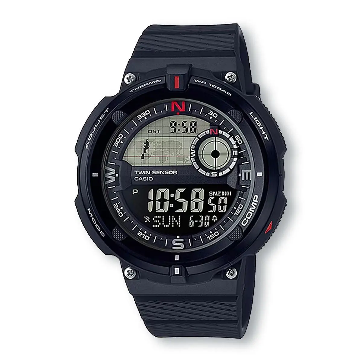 Casio Sports Gear SGW600H-1B Twin Sensor Digital Sporty Watch
