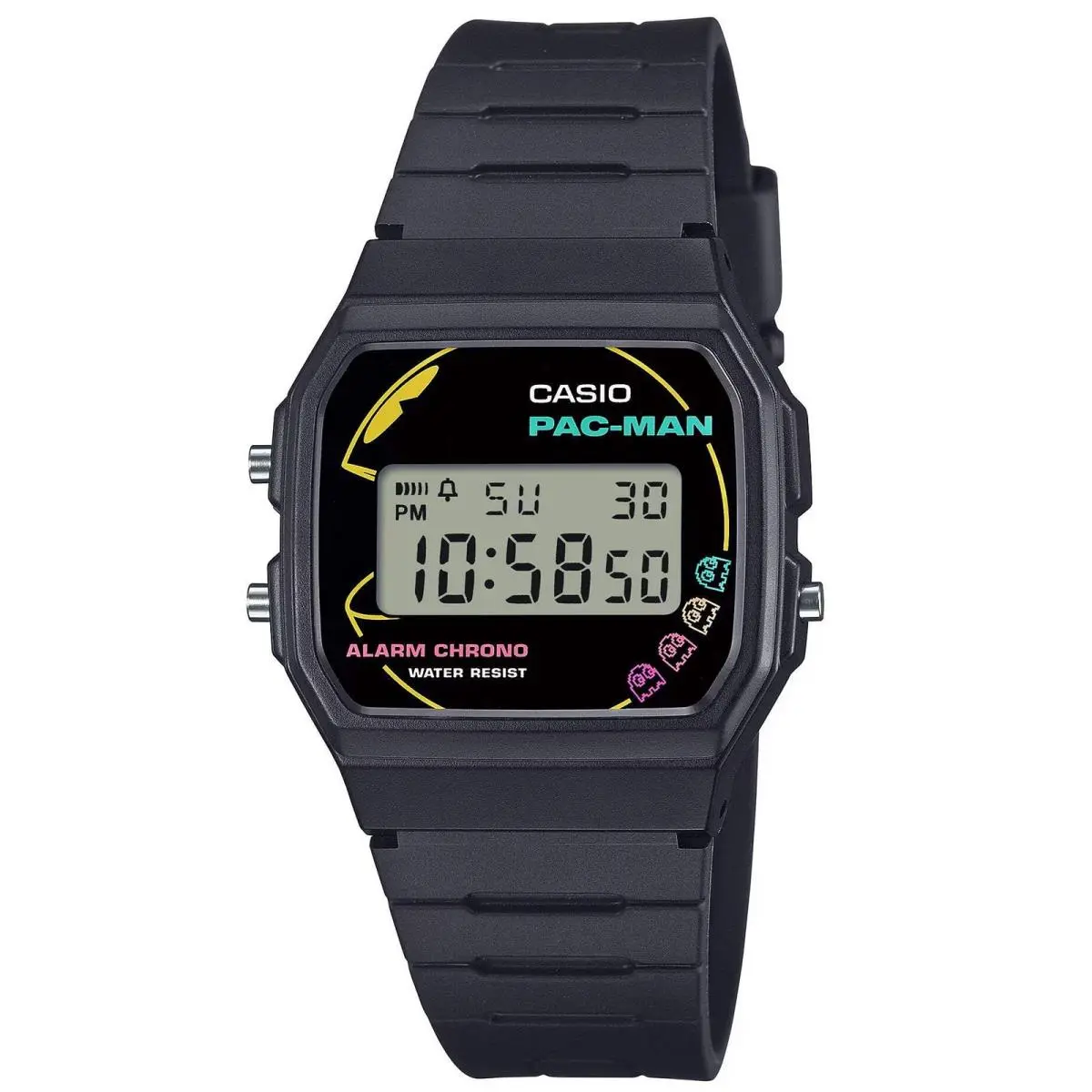 Casio Pac-man 45th Anniversary Collaboration Series Digital Watch F-91WPC-1A