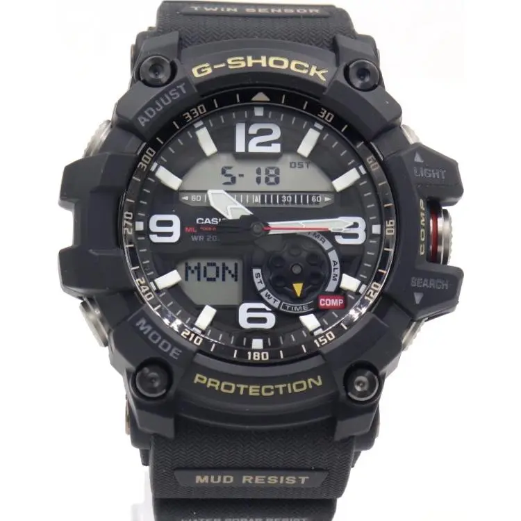 G-shock Master OF G-land Mudmaster Black Watch 55mm GG1000-1ACR by Casio