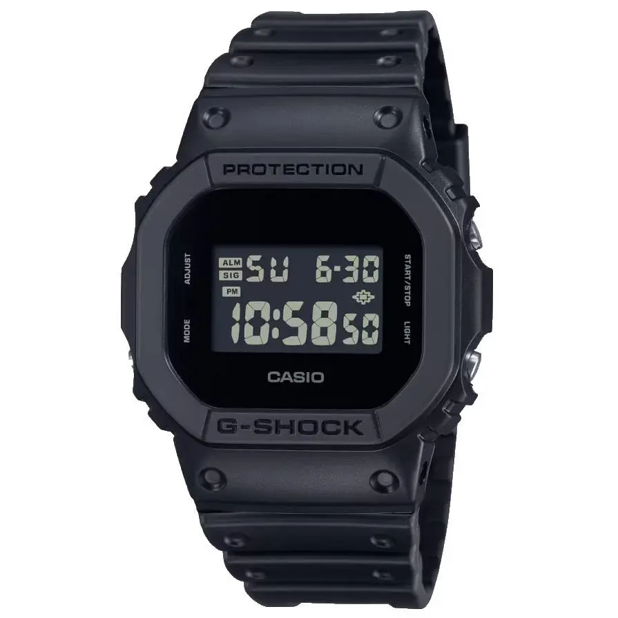 Casio G-shock Square Digital Black Resin Watch DW-5600UBB-1