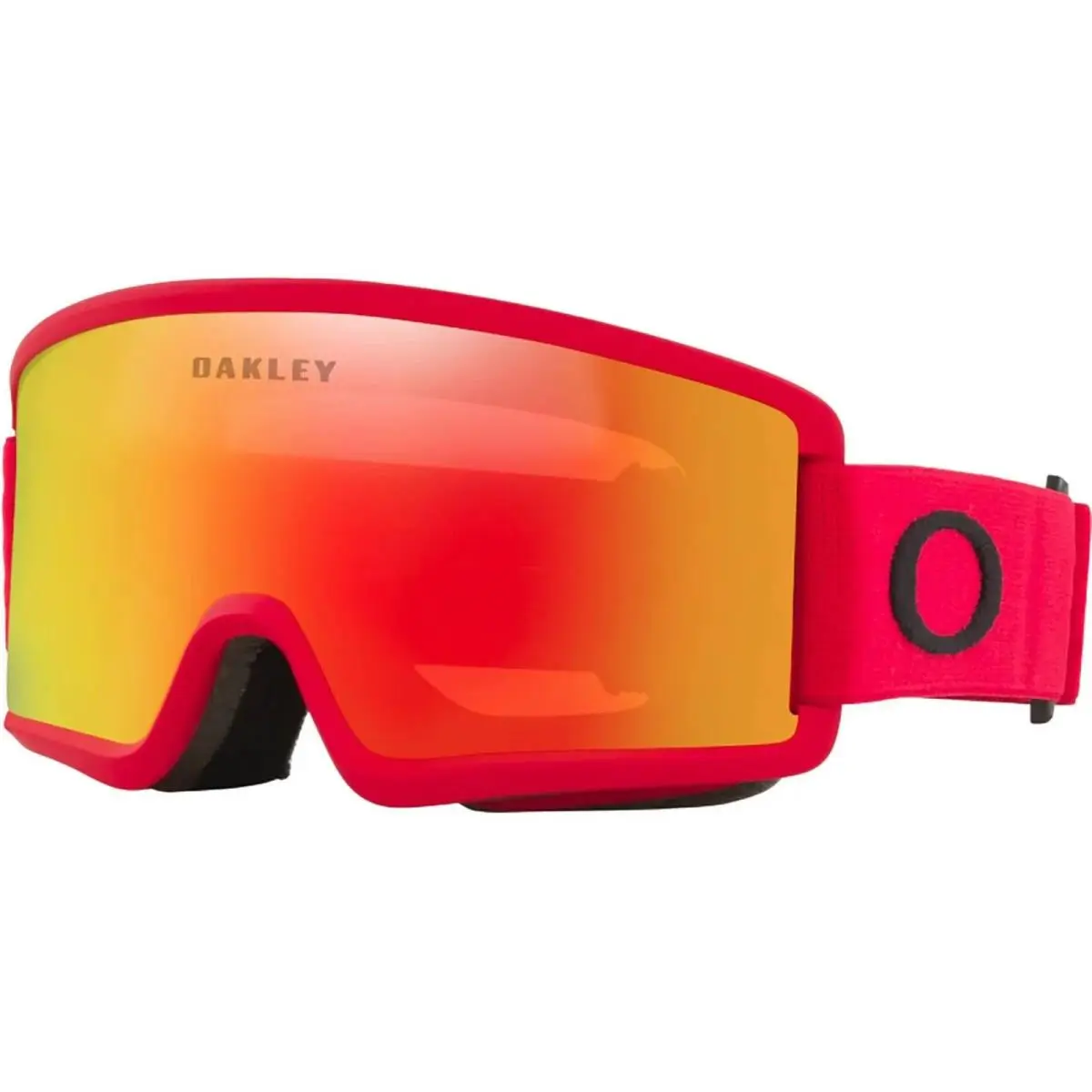 Oakley Youth Target Line S Snow Red Line/fire Iridium One Size Goggles