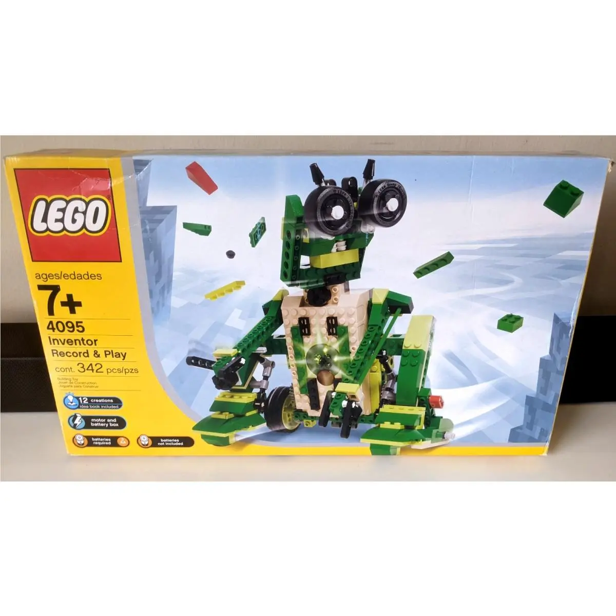 Lego 4095 Inventor Record Play Set 342 Pcs - Bags