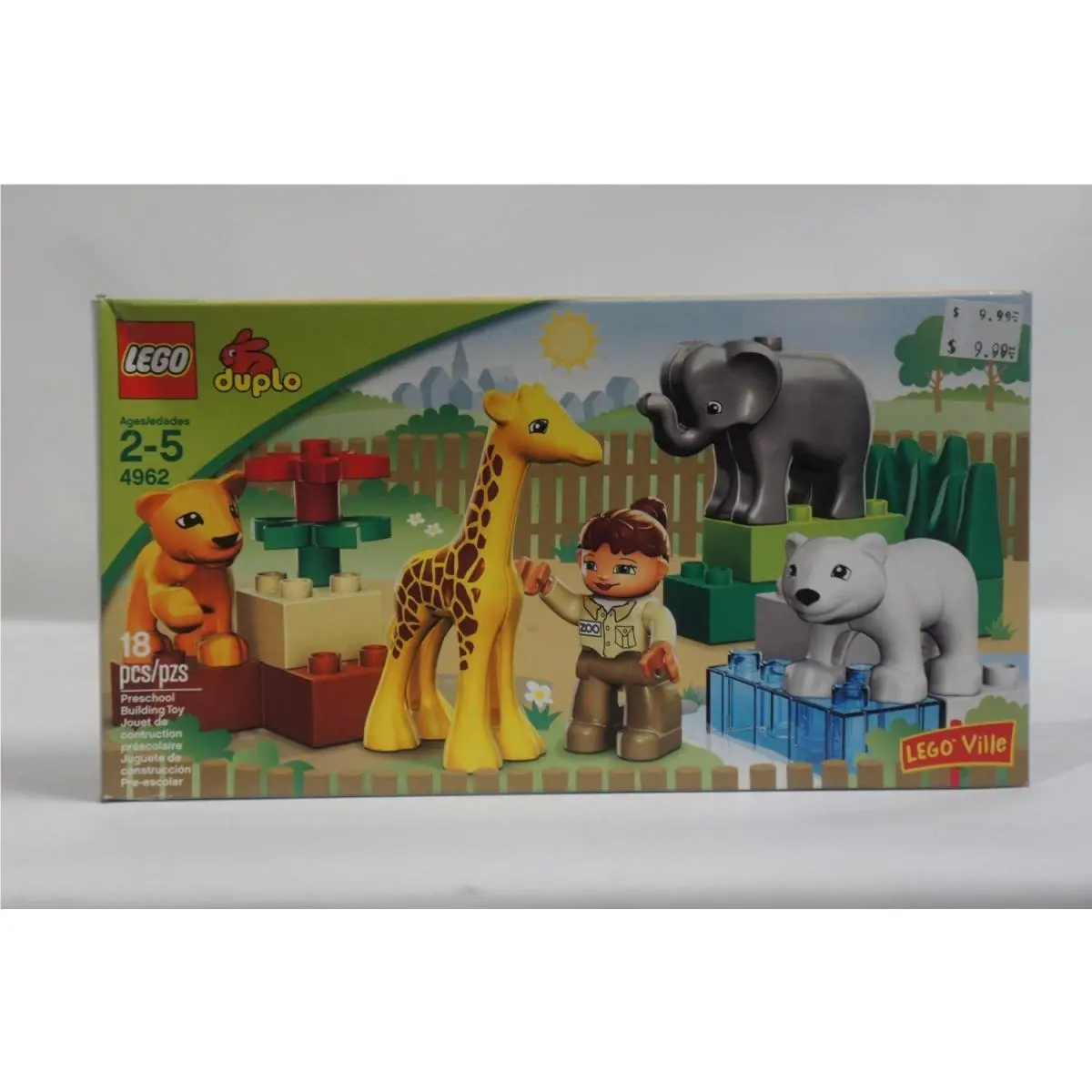 Lego Duplo Ville Baby Zoo 4962 Building Toy Set