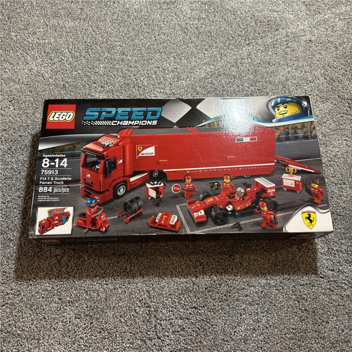 Lego Speed Champions F14 T Scuderia Ferrari Truck 75913 In 2015 Retired