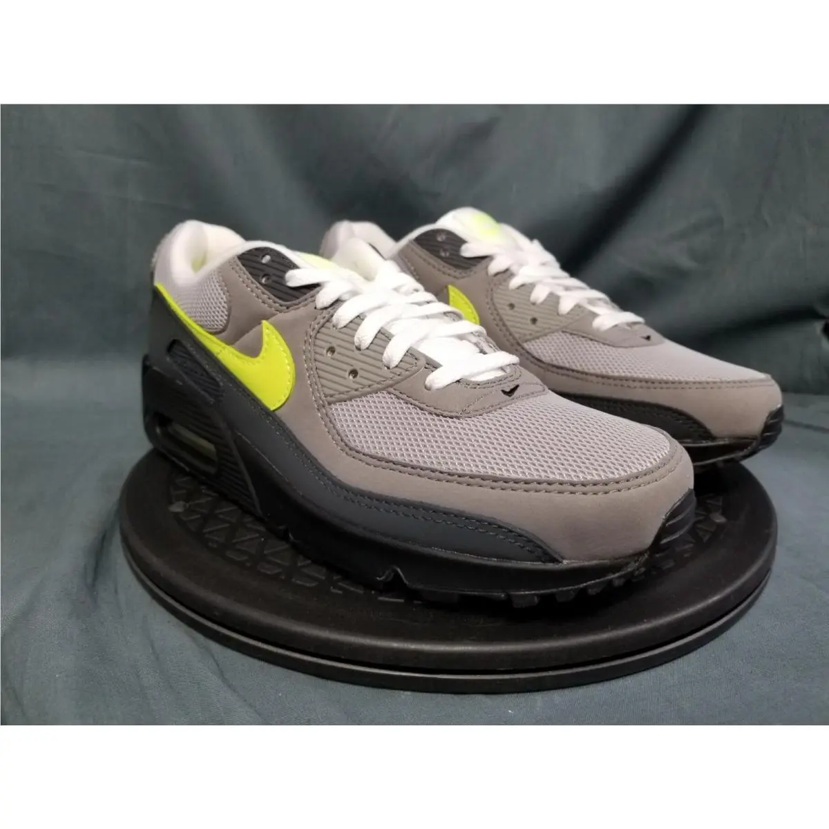 Nike shoes - Nike Air Max 90 - Air Max - IQ0289-010 - Black/Neon Yellow/Anthracite/Light Charcoal/Pearl Grey/White (UPC: 198727565091) 8