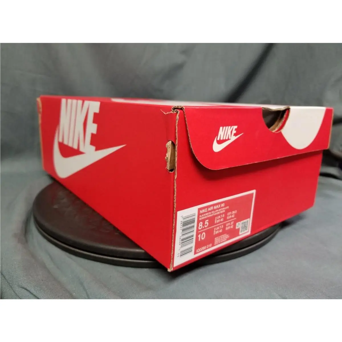 Nike shoes - Nike Air Max 90 - Air Max - IQ0289-010 - Black/Neon Yellow/Anthracite/Light Charcoal/Pearl Grey/White (UPC: 198727565091) 10