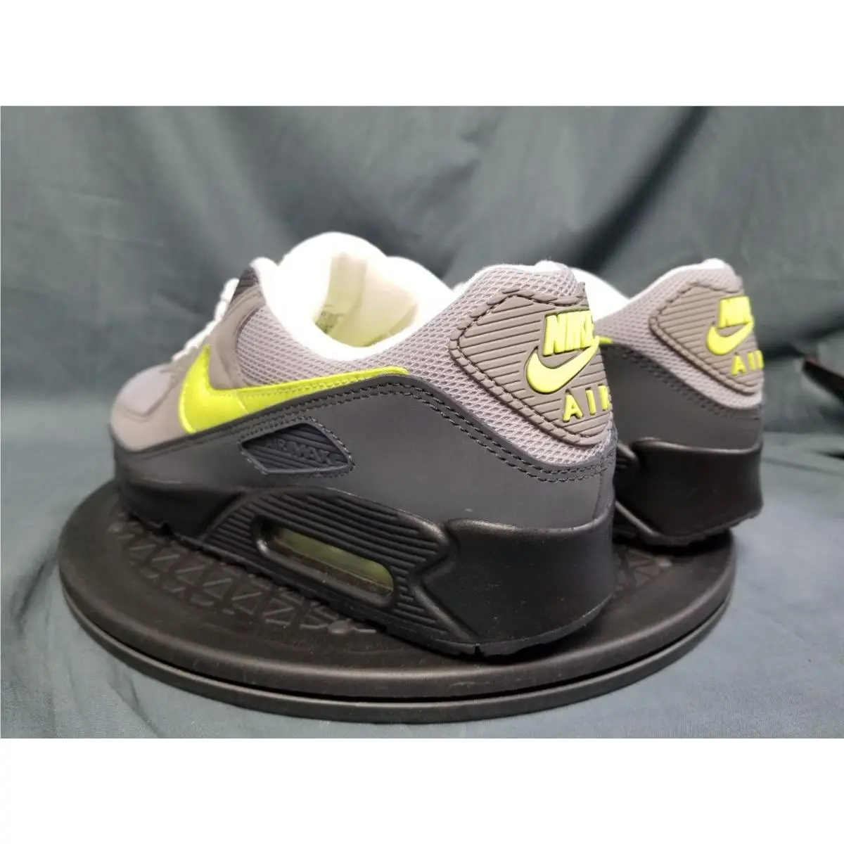 Nike shoes - Nike Air Max 90 - Air Max - IQ0289-010 - Black/Neon Yellow/Anthracite/Light Charcoal/Pearl Grey/White (UPC: 198727565091) 4