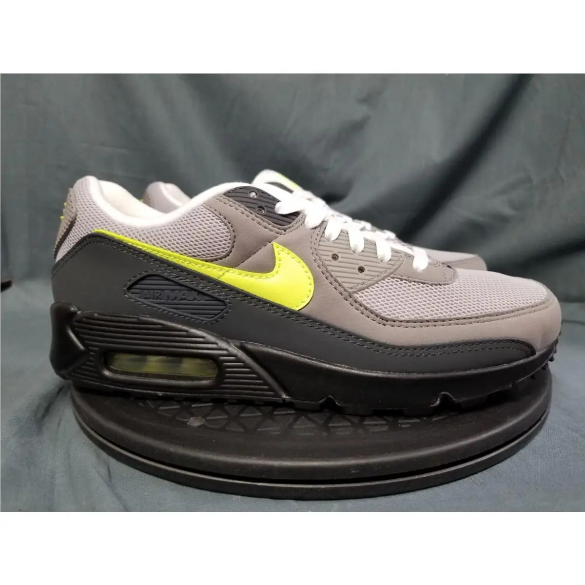 Nike shoes - Nike Air Max 90 - Air Max - IQ0289-010 - Black/Neon Yellow/Anthracite/Light Charcoal/Pearl Grey/White (UPC: 198727565091) 7