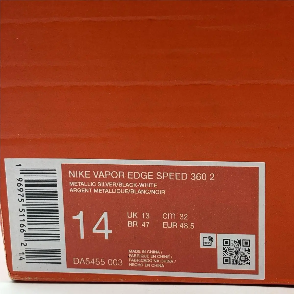 Nike shoes - Nike Vapor Edge - Vapor Edge - DA5455-003 - Silver 6