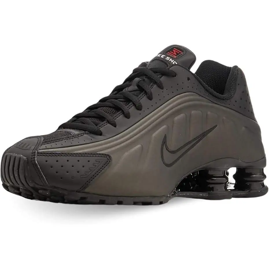 Nike Shox R4 Triple Black Mens Running Athletic Shoes Low Top Sneakers Size 11