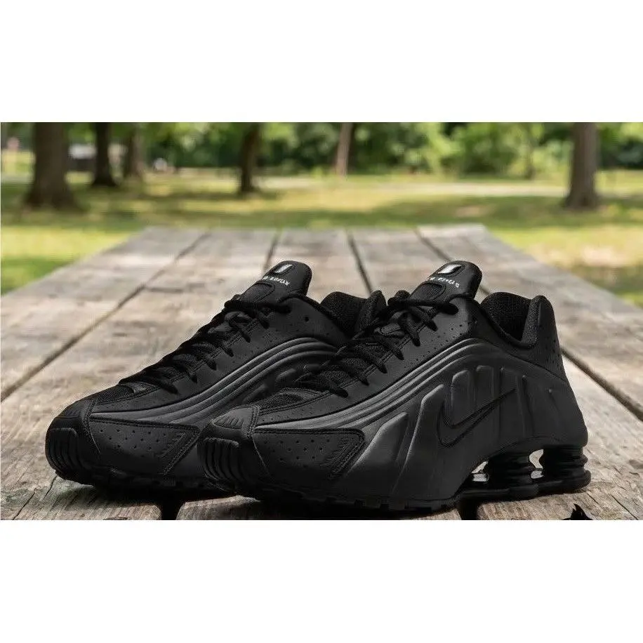 Nike shoes - Nike Shox R4 - Shox - Black (UPC: 197859087143) 0