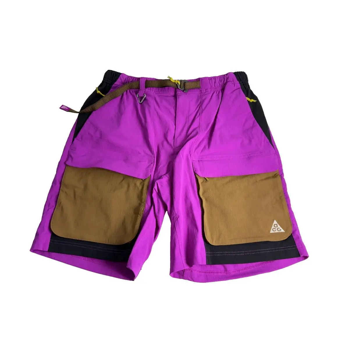 Nike Acg Smith Summit Cargo Shorts Vivid Purple Brown Men`s Size L HV0593-551