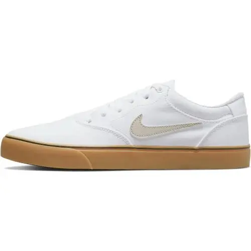 Nike SB Chron 2 Canvas DM3494-105 White Gum Light Brown Skate Shoes Size 6