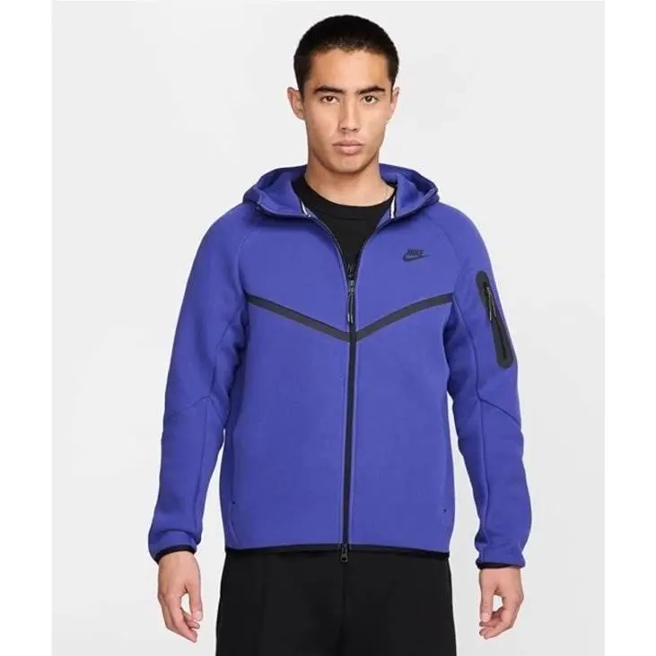 Nike Sportswear Tech Fleece Full-zip Purple Mens Size Small Tall HV0949-539