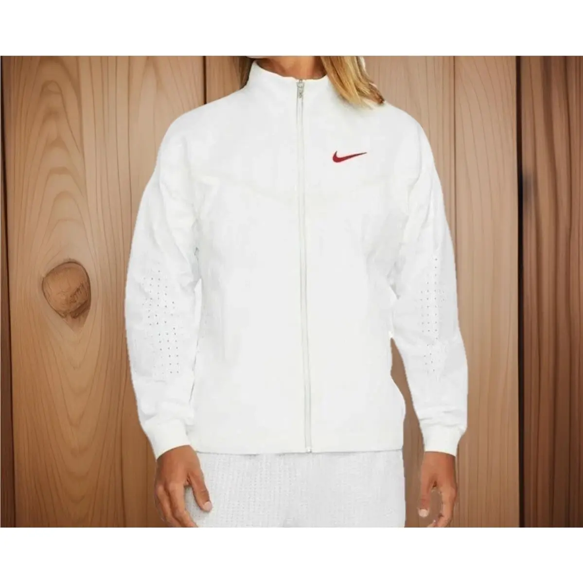 Nike Women`s Sportswear Team Usa Olympics Jacket Sptcas White Size Large