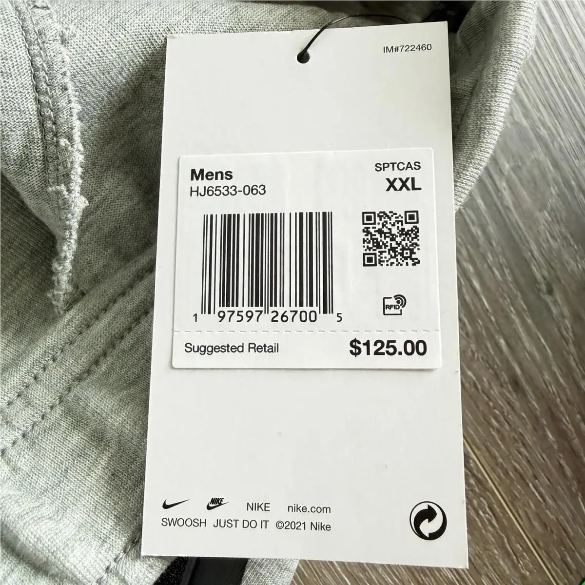 Nike clothing - NIKE OPEN HEM - OPEN HEM - Gray 9