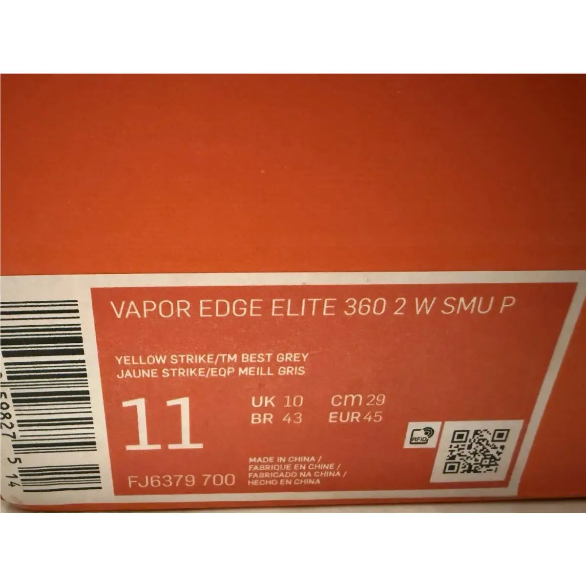 Nike shoes - Nike Vapor Edge - Vapor Edge - FJ6379-700 - Yellow 6