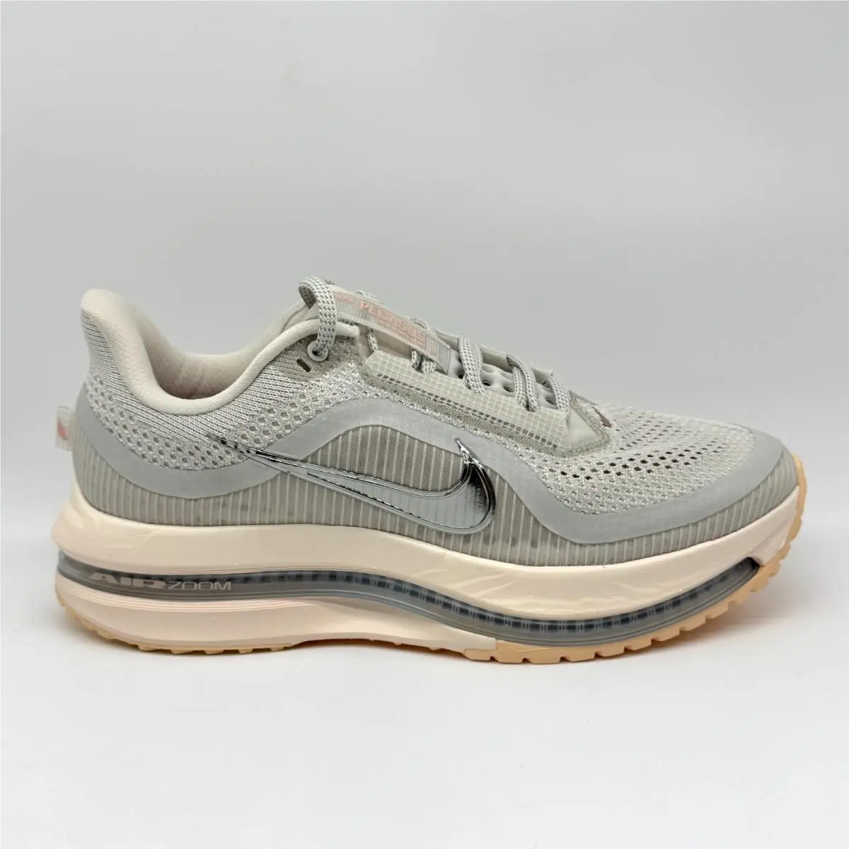 Nike Womens Pegasus Premium Light Bone Silver Shoes Sz 9 Running HQ2593-012