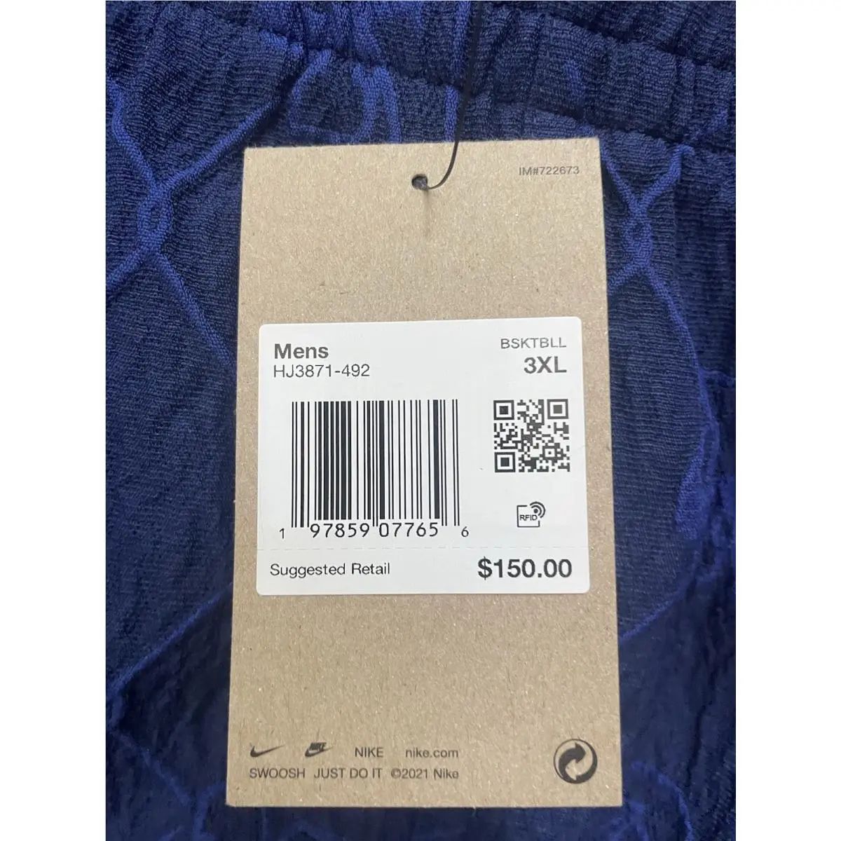 Nike clothing - HJ3871492 - HJ3871492 - Blue (UPC: 0197859077656) 3