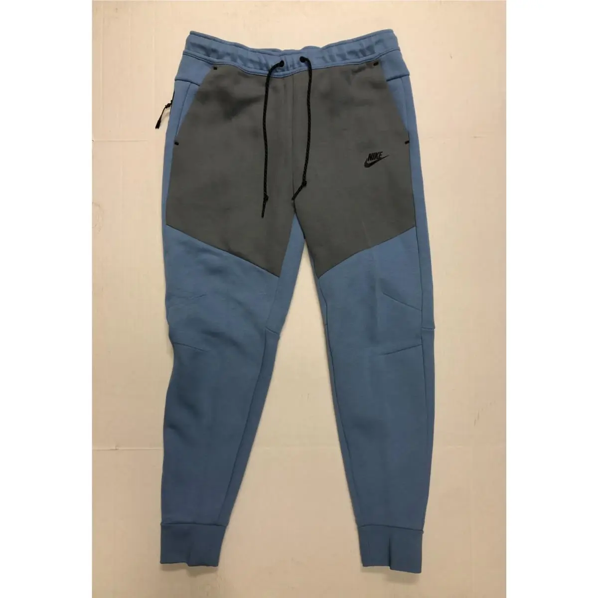 Nike Sportswear Tech Fleece Joggers Work Blue Cool Grey HV0959-486 Size Large