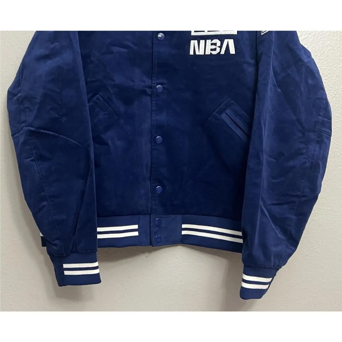 Nike clothing - Nike NBA Trend 31 Basketball Bomber Jacket - FZ7508-492 - Blue Void (UPC: 197602922813) 1