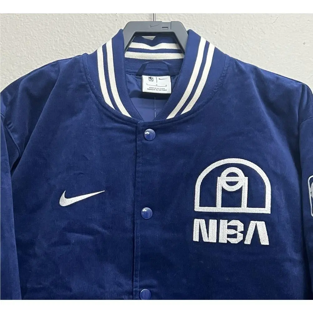 Nike clothing - Nike NBA Trend 31 Basketball Bomber Jacket - FZ7508-492 - Blue Void (UPC: 197602922813) 0