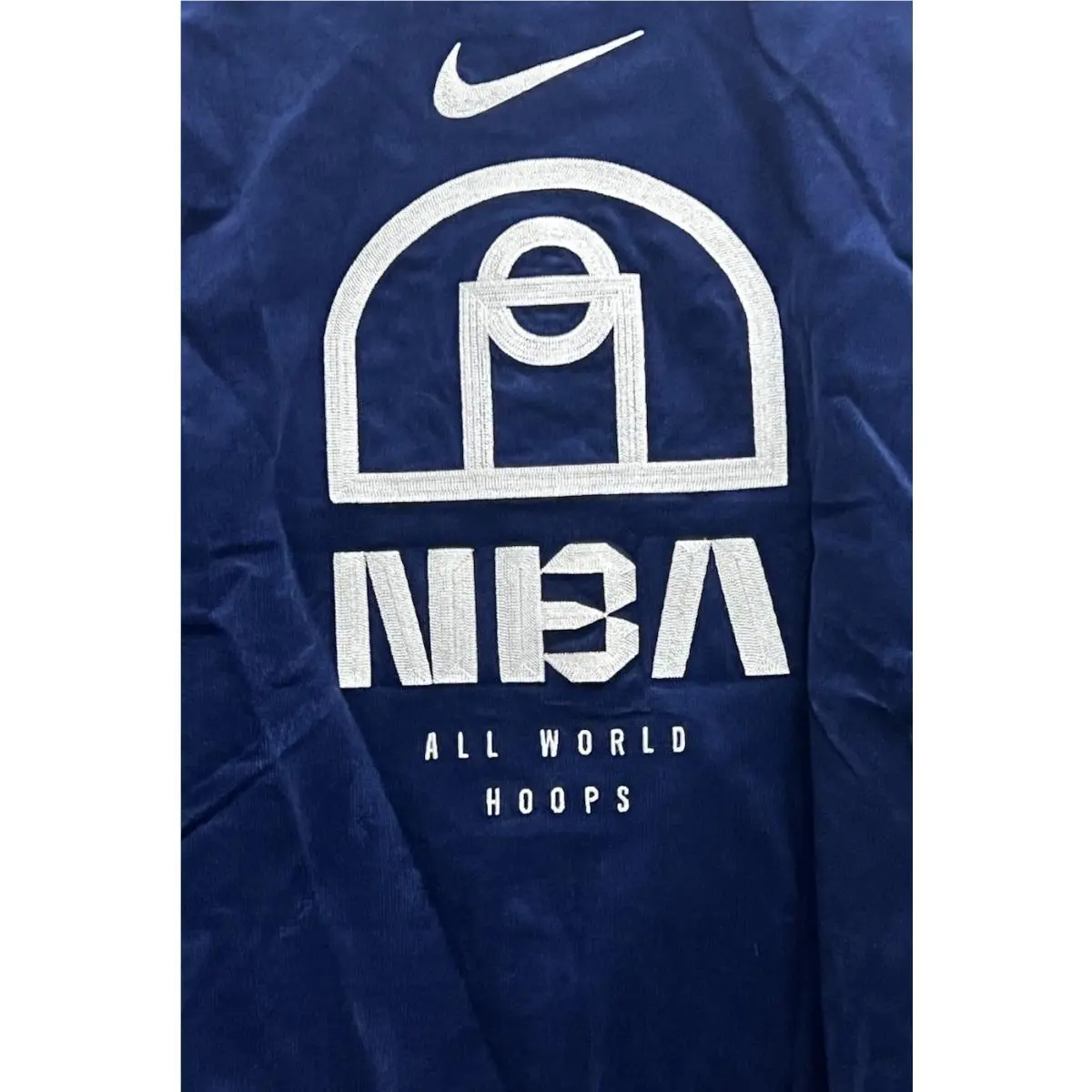 Nike clothing - Nike NBA Trend 31 Basketball Bomber Jacket - FZ7508-492 - Blue Void (UPC: 197602922813) 6