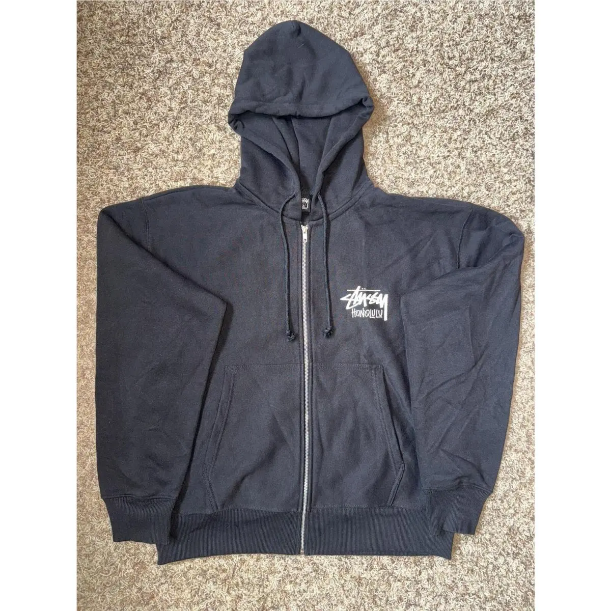 Nike Stussy One Chapter Honolulu Black Full Zip Hoodie