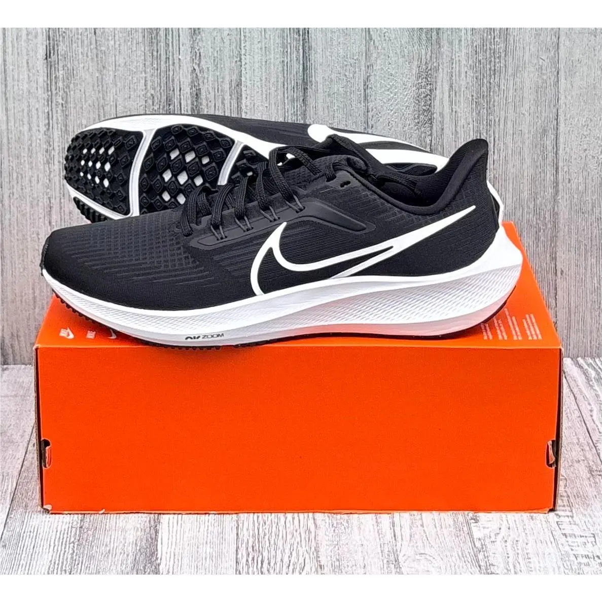 Mens Nike Air Zoom Pegasus 39 Running Shoes/ Size 12 / Black-white