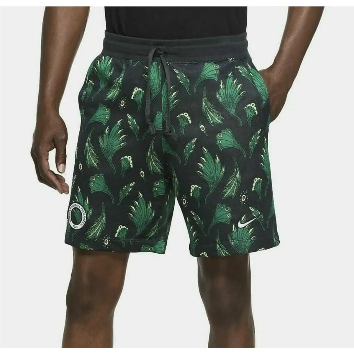Men`s  Naija Nigeria Soccer Alumni Jdi Shorts Peacock CU1408-364 Size Xxl by Nike