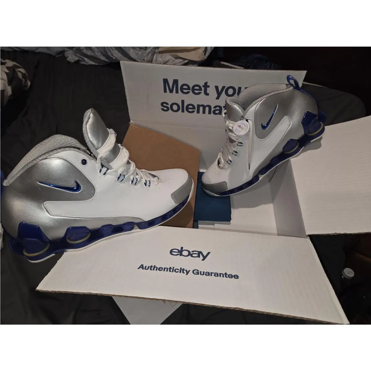 Nike shoes - Nike Shox VC 3 - Shox - Blue 6