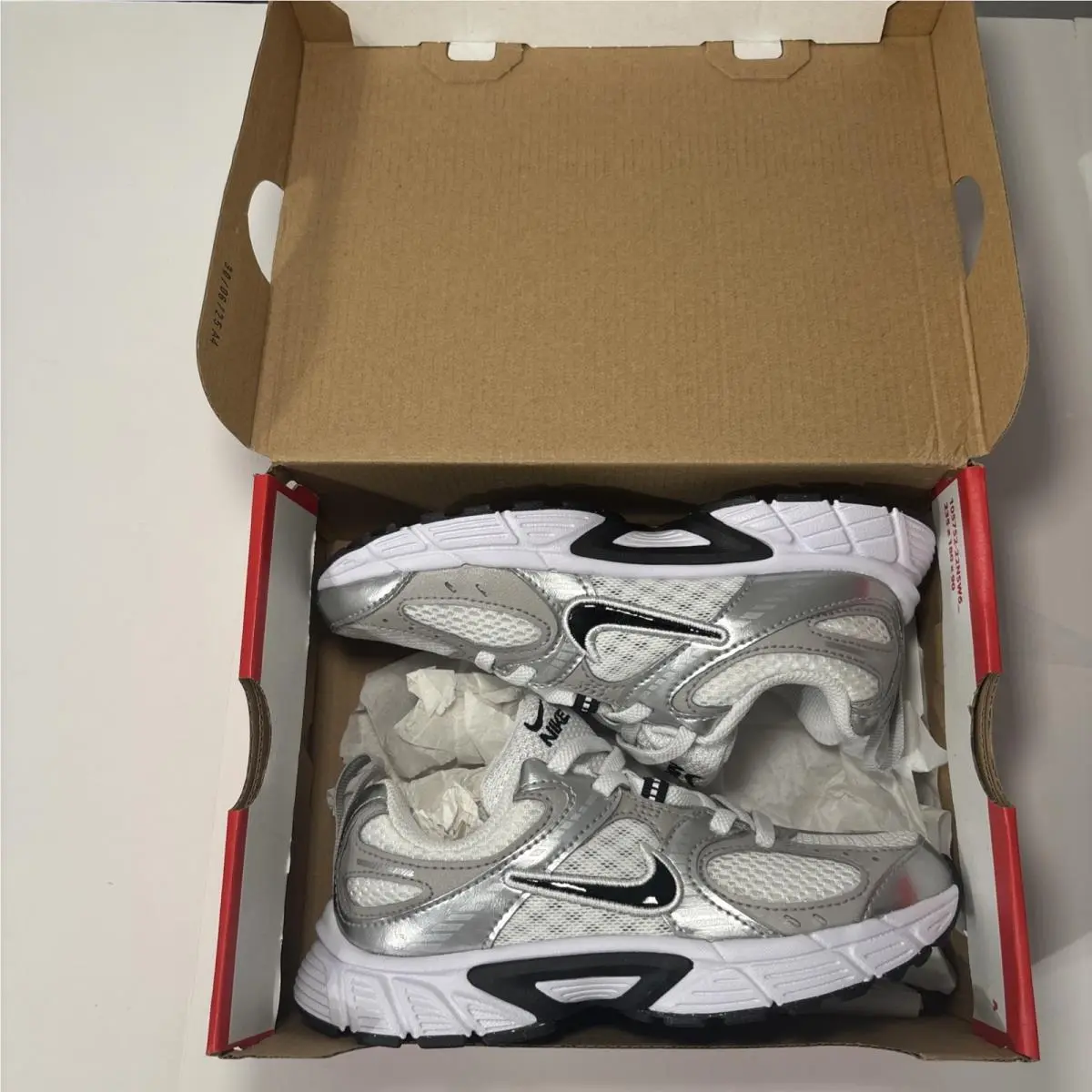 Size 13c - Nike V5 Rnr Light Violet Metallic Silver PS Preschool